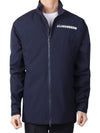 Men's Bridge Padded Rain Jacket Navy - J.LINDEBERG - BALAAN 1