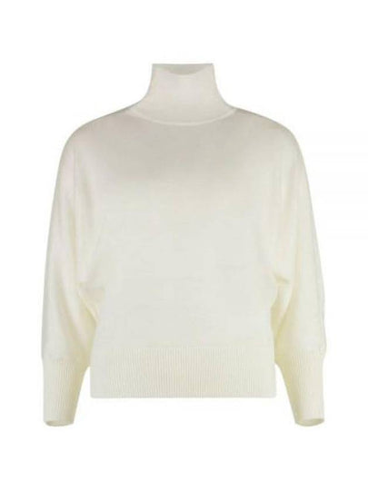 Talea Virgin Wool Knit Top White - MAX MARA - BALAAN 2