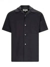 Twill Vacation Short Sleeve Shirt Black - MAISON MARGIELA - BALAAN 2