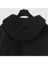 Ines Marechal long hooded shearling coat DISCIPLE BLACK INC004bk - INES & MARECHAL - BALAAN 5