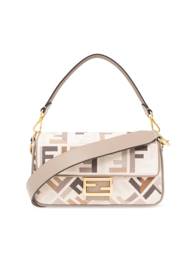 Baguette Canvas Shoulder Bag - FENDI - BALAAN 2