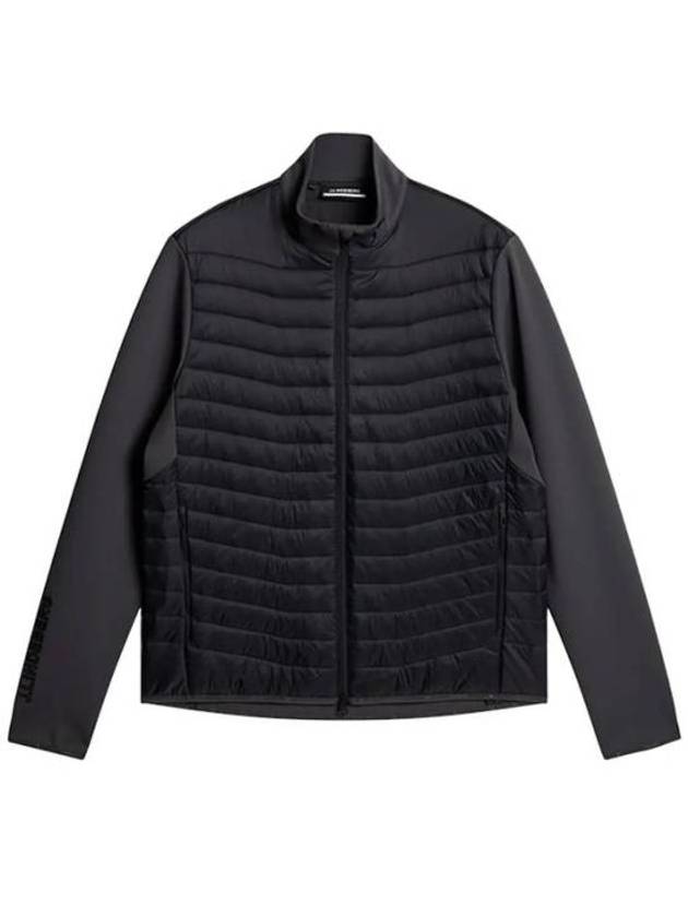 Men's Holden Quilt Hybrid Jacket Asphalt - J.LINDEBERG - BALAAN 2