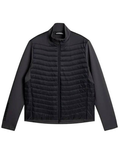 Men's Holden Quilt Hybrid Jacket Asphalt - J.LINDEBERG - BALAAN 2