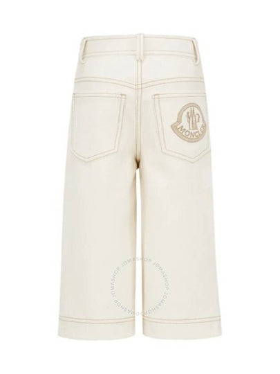 Moncler Girls Logo Embroidered Cotton Pants, Size 6Y - MONCLER - BALAAN 2