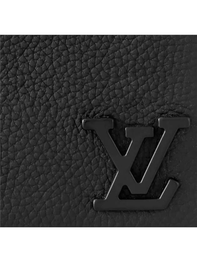 LV Aerogram Key Pouch Black - LOUIS VUITTON - BALAAN 6