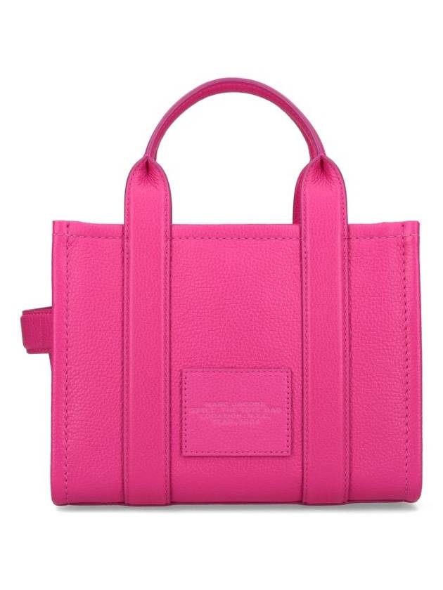 Small Leather Tote Bag Fuchsia - MARC JACOBS - BALAAN 4