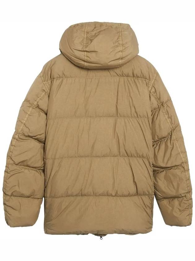 Crinkle Reps Re-Nylon Down Padding Beige - STONE ISLAND - BALAAN 4