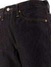 Vintage Cotton Straight Jeans Indigo Rigid Blue - LEVI'S - BALAAN 5