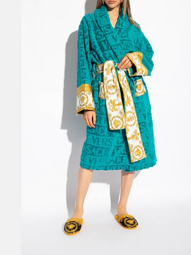 I Love Baroque Slippers Yellow - VERSACE - BALAAN 5