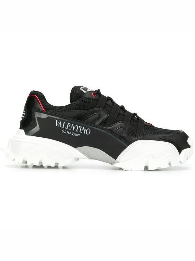 Men's Undercover Climbers Low Top Sneakers Black - VALENTINO - BALAAN 3