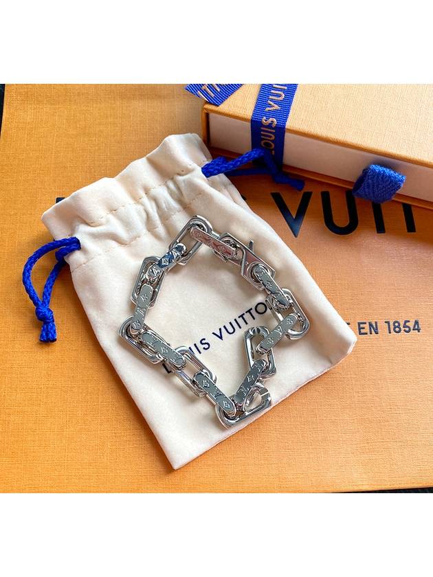 Monogram Chain Bracelet Silver - LOUIS VUITTON - BALAAN 2