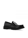 Monogram Leather Loafers Black - SAINT LAURENT - BALAAN 2