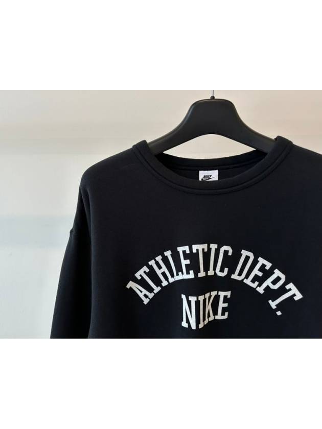 NSW Trend Fleece Crew Sweatshirt Black - NIKE - BALAAN 4