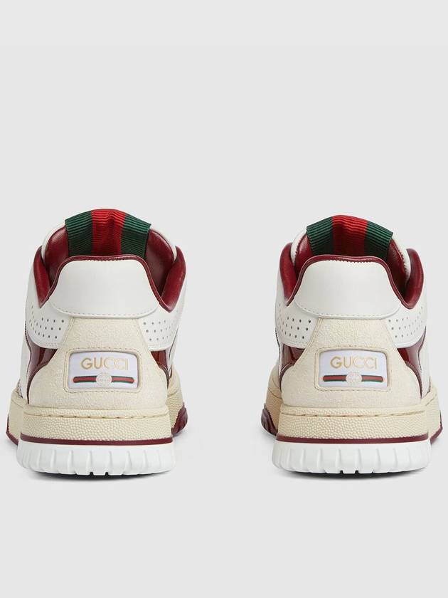 Women's Reweb Low Top Sneakers White - GUCCI - BALAAN 4