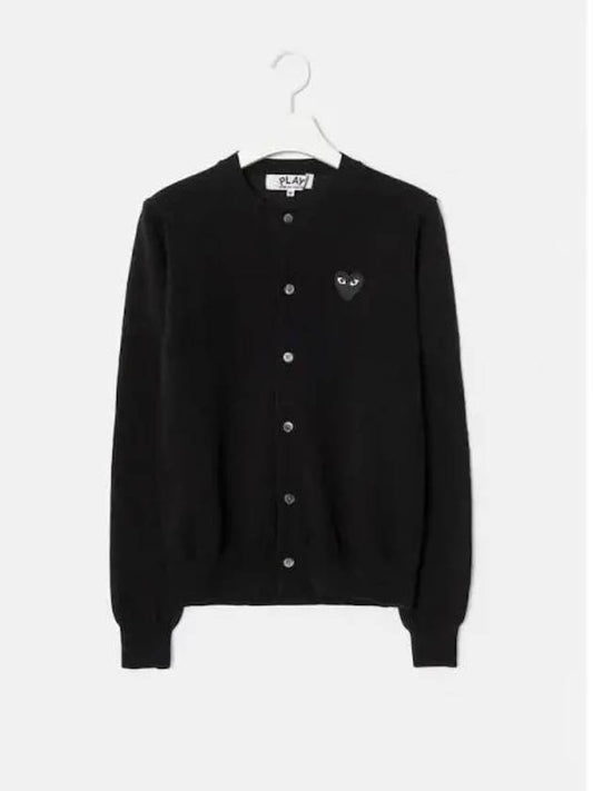 Women s Black Heart Waffen Spring Fall Cardigan Domestic Product GM0024010927803 - COMME DES GARCONS PLAY - BALAAN 1