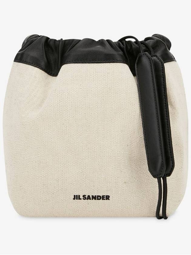 Drawstring Cross Bag Beige - JIL SANDER - BALAAN 2