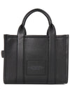 Small Leather Tote Bag Black - MARC JACOBS - BALAAN 4