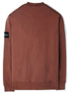 Compass Patch Crew Neck Sweatshirt Brick - STONE ISLAND - BALAAN 3