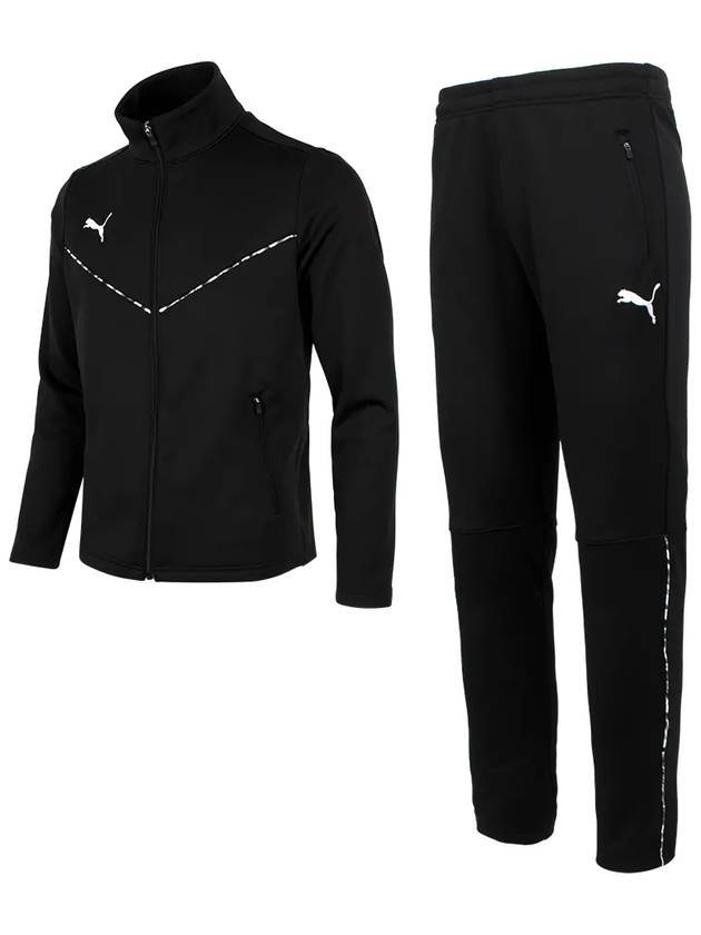 KK Individualize Full Zip-Up Brushed Suit Black - PUMA - BALAAN 1