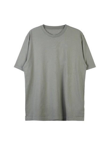 Stitched Crew Neck Short Sleeve T-Shirt Light Green - MAISON MARGIELA - BALAAN 1