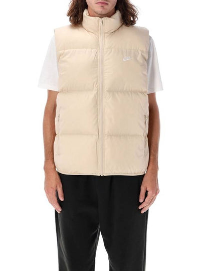 Men's Club Puffer Vest Beige - NIKE - BALAAN 2