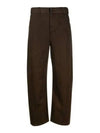 twist belt straight pants espresso - LEMAIRE - BALAAN 2