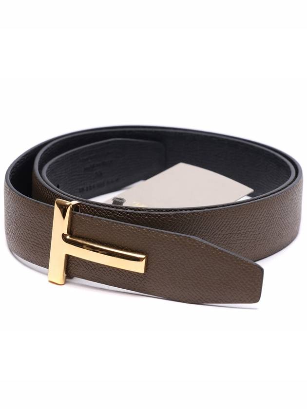 Men's T Logo Doublesided Belt - TOM FORD - BALAAN 3