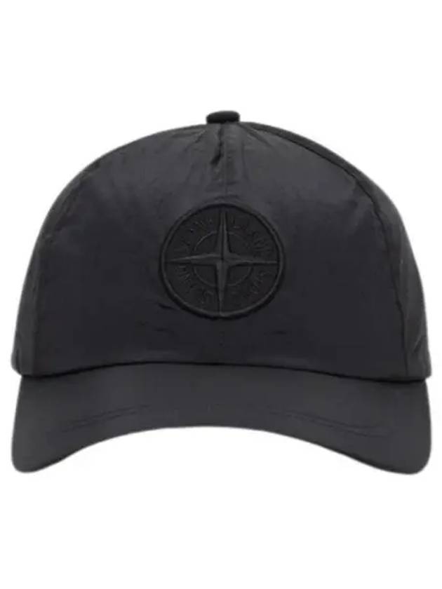 Nylon Logo Ball Cap Black - STONE ISLAND - BALAAN 2