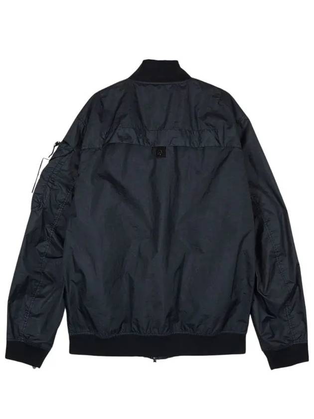 Membrana 3L TC Breathable and Water-Resistant Bomber Jacket Navy - STONE ISLAND - BALAAN 6