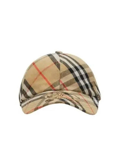 Vintage Check Base Ball Cap Beige - BURBERRY - BALAAN 2