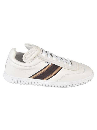 Parrel Ribbon Low Top Sneakers White - BALLY - BALAAN 1