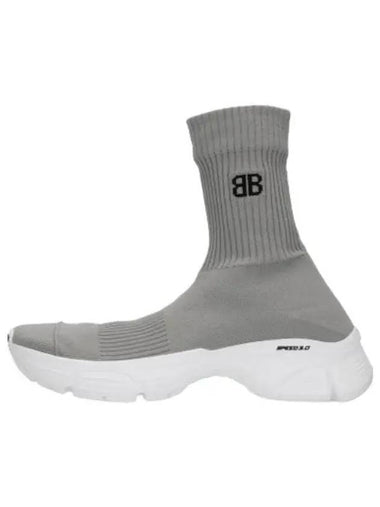 Speed Sneakers Gray White - BALENCIAGA - BALAAN 1