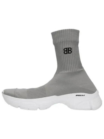 speed sneakers gray white - BALENCIAGA - BALAAN 1