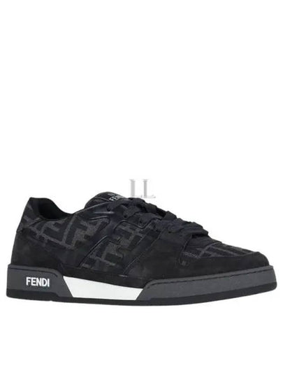 Match FF Jacquard Low Top Sneakers Black - FENDI - BALAAN 2