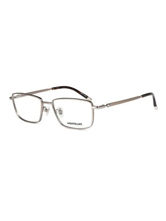 Eyewear Glasses Frame Blue Light Lens Eyeglasses Silver - MONTBLANC - BALAAN 1
