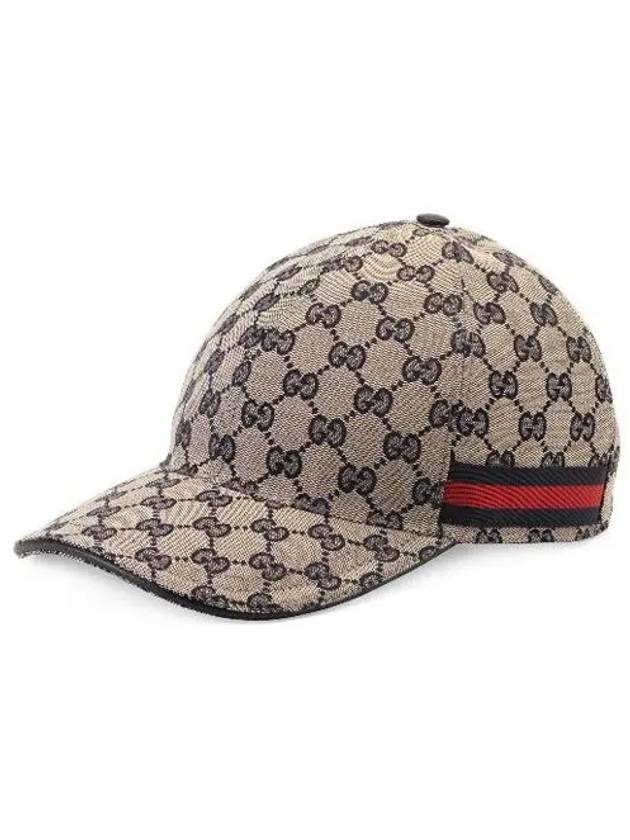 Canvas Web Ball Cap Brown - GUCCI - BALAAN 2