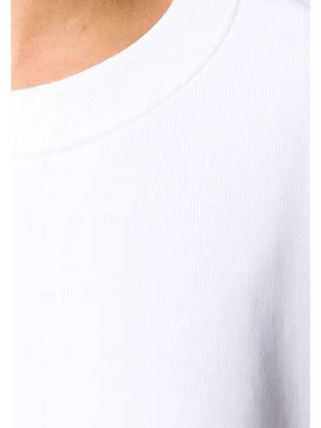 Reverse Logo Sweatshirt Optic White - ACNE STUDIOS - BALAAN 5