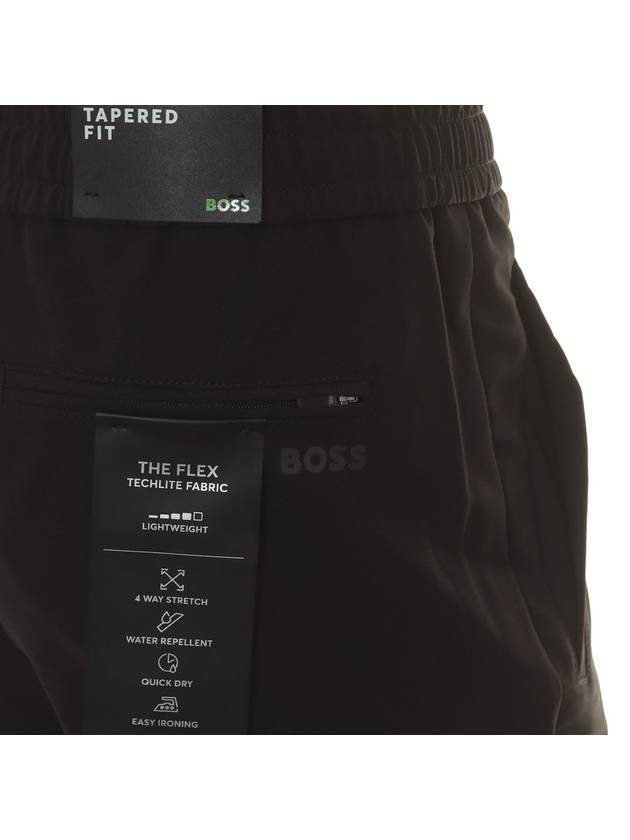 Tapered Fit Jogger Track Pants Black - HUGO BOSS - BALAAN 4