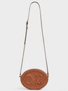 Cuir Triomphe Calfskin Cross Bag Tan - CELINE - BALAAN 5