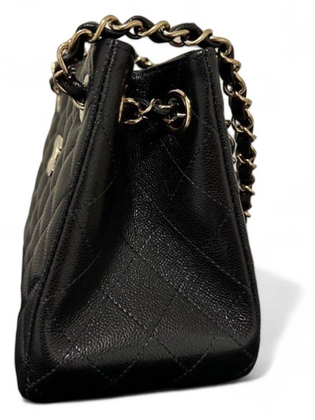 Gold CC Logo Mini Bucket Bag Black - CHANEL - BALAAN 5