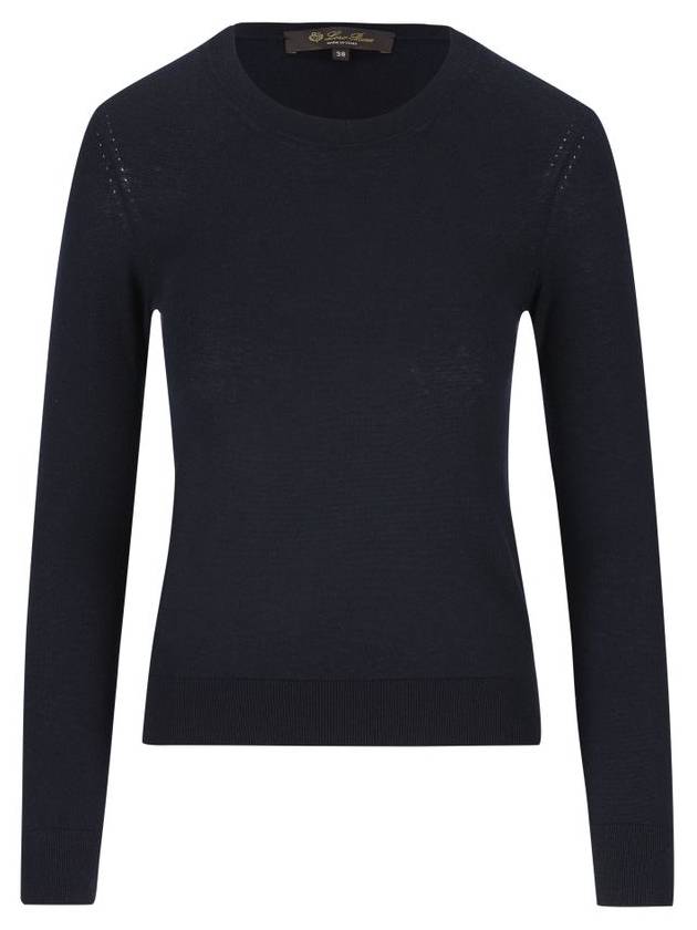 Neo Fiuma Knit Top Navy - LORO PIANA - BALAAN 2