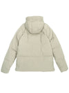 Artic Hooded Down Short Padding Beige - TEN C - BALAAN 3