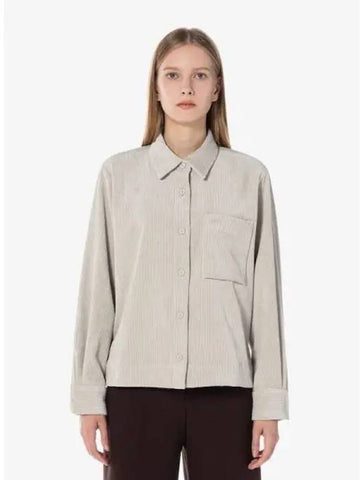 Women s corduroy outer shirt CF111E 54N BUQ Domestic product GQ2N24082972684 - LACOSTE - BALAAN 1