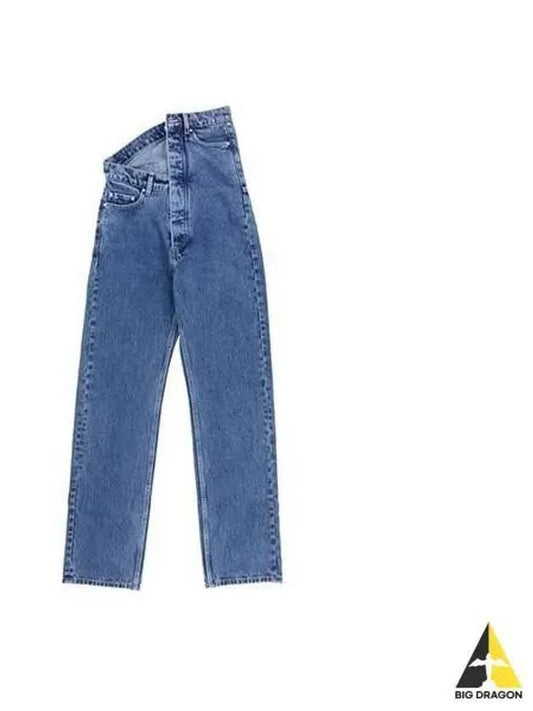 Y PROJECT Women s Classic Asymmetric Denim JEAN11 D22 - Y/PROJECT - BALAAN 1