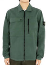 Supima Cotton Twill Stretch-TC Jacket Khaki - STONE ISLAND - BALAAN 2