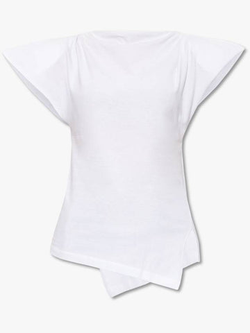 Isabel Marant ‘Sebani’ Cotton T-shirt, Women's, White - ISABEL MARANT - BALAAN 1