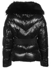 Celac Hooded Fur Short Padding Black - MONCLER - BALAAN 4