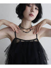 Airy Tulle Lace Dress for Layering BLACK Women s Long One Piece - RUBATI - BALAAN 5