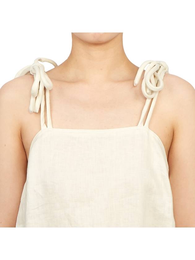 Senna Sleeveless Long Dress Ivory - MAX MARA - BALAAN 6