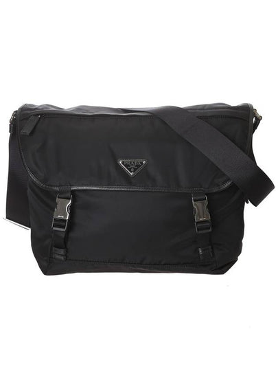 Re-Nylon Saffiano Shoulder Bag Black - PRADA - BALAAN 2